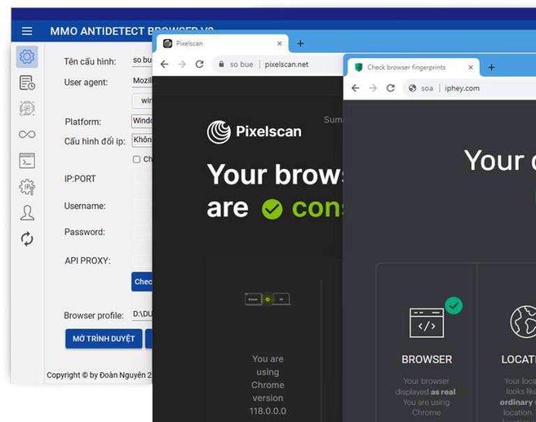 Tool MMO Antidetect Browser - Tạo Trình Duyệt Sạch, Build Thẳng Thông ...