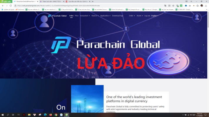 parachainglobal.com LỪA ĐẢO