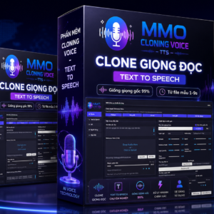 MMO Cloning Voice Text To Speech – Phần Mềm Clone Giọng Đọc, Chuyển Văn Bản Thành Giọng Nói AI